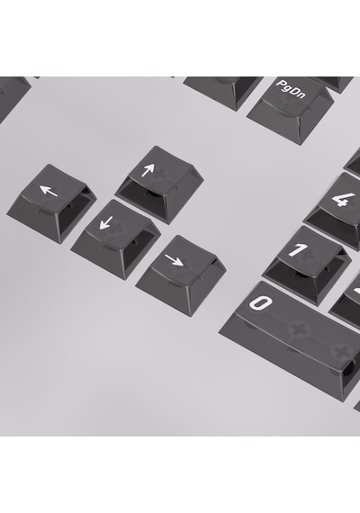 Mekanik Klavye Keycaps Rgb Şeffaf Gaming Pbt Tuş Takımı Black