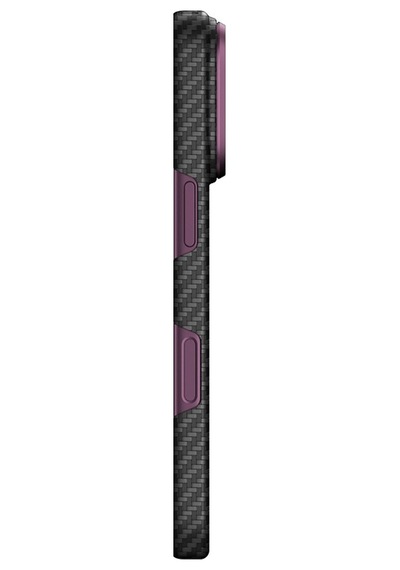 Apple Uyumlu iPhone 18 Pro Kılıf M-safeli 1500d Aramid Fiber Amazingthing Titan Max Slens Serisi Kapak Mor