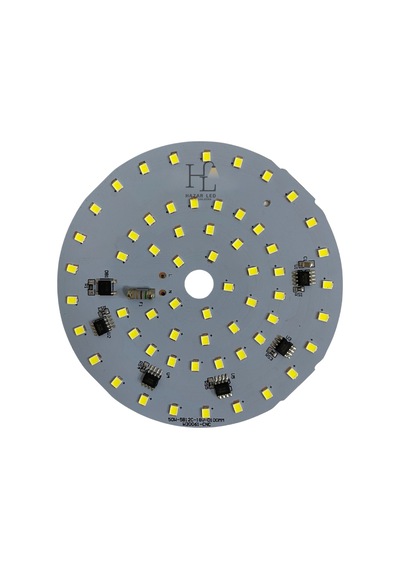 220 Volt 50 Watt Smd 2835 Ledli Hazır Projektör Ledi Beyaz Yuvarlak Pcb Avize Ledi