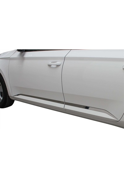 Skoda Super B8 Yan Kapı Çıtası 4 Prç. Krom 2015 ve   Sonrası