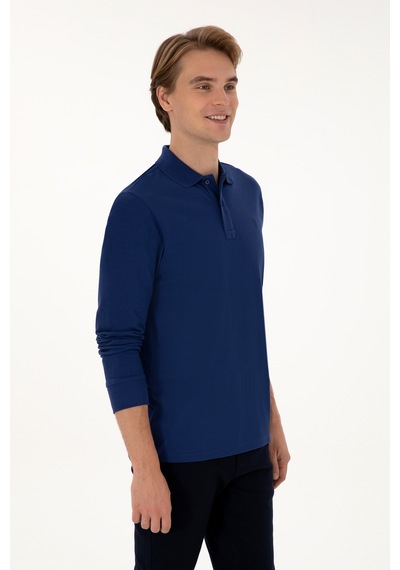 U.s. Polo Assn. Erkek İndigo Sweatshirt 50307688-vr028 İndigo