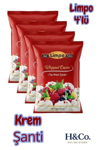 Limpo Avantaj Paket 4lü Toz Krem Şanti - Şanti