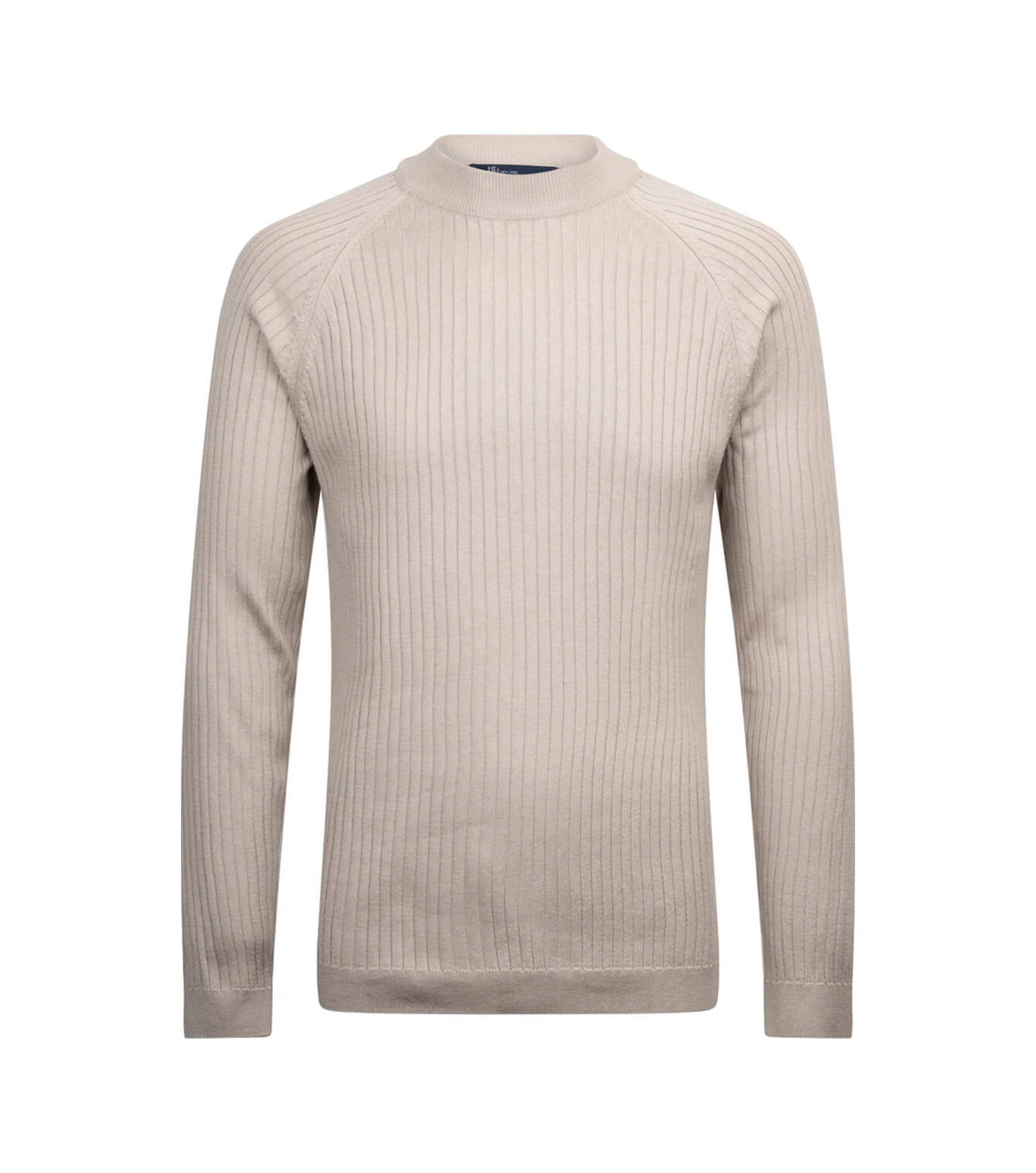 Hatemoğlu Taş Regular Fit Fitilli Çeyrek Balıkçı Yaka Pamuklu Triko Kazak 31206 Taş