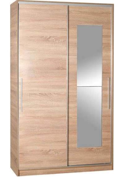 Elit Plus Aynalı Sürgülü Gardırop-sonoma 120x207x52 Cm Gxyxd