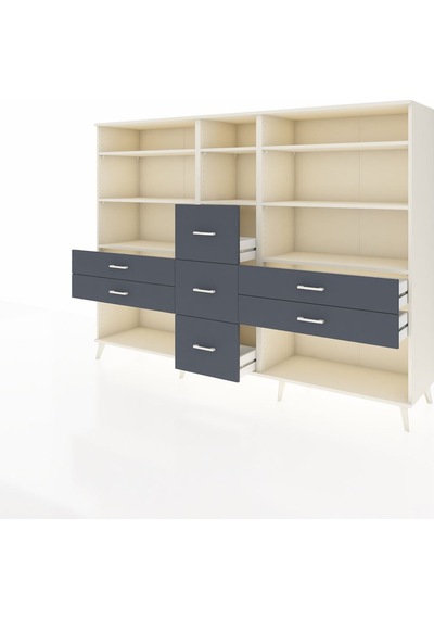 Hyperion Dolap 8 Raflı 7 Çekmeceli 220x44x163 Aytaşı-aytaşı/antr Aytaşı-aytaşı/antrasit Hyperion Dolap 8 Raflı 7 Çekmeceli 220x44x163 Aytaşı-aytaşı/antr Aytaşı-aytaşı/antrasit