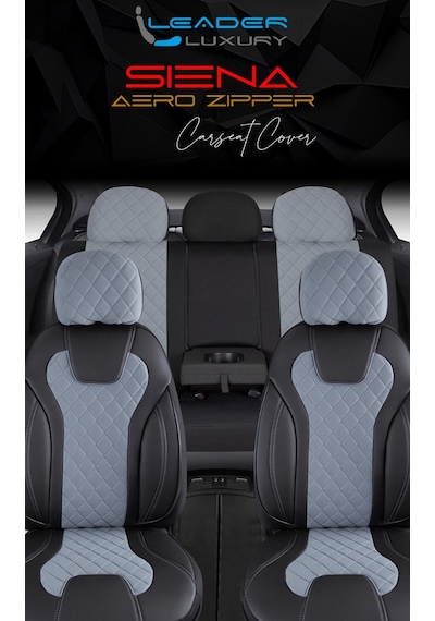 Jaguar E-pace Uyumlu Lüx Yarı Deri Oto Koltuk Kılıfı Ön Arka Takım Yeni Siena Füme