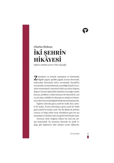 İki Şehrin Hikayesi - Yqbx-616600