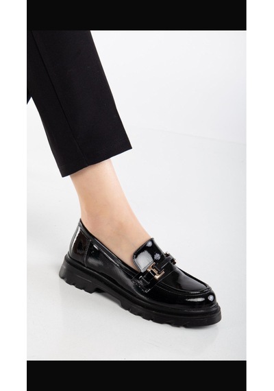 Loafer Ayakkabı Hafif Taban Siyah