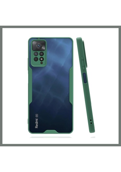 Mmb-trade Redmi Note 11 Pro Kılıf Platin Silikon - Yeşil Mmbz