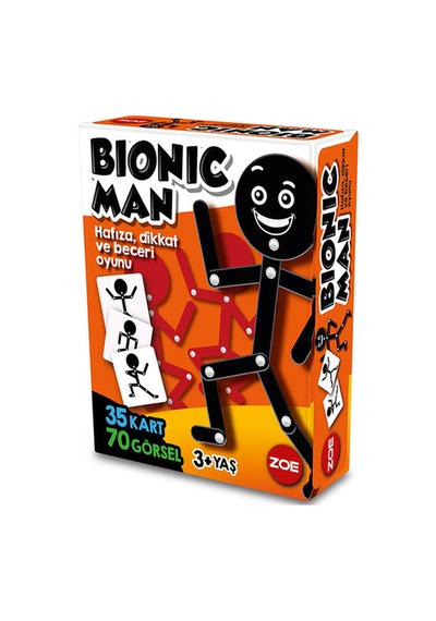 4 Adet Zoe Bionic Man Kutu Oyunu 35000 Çok Renkli
