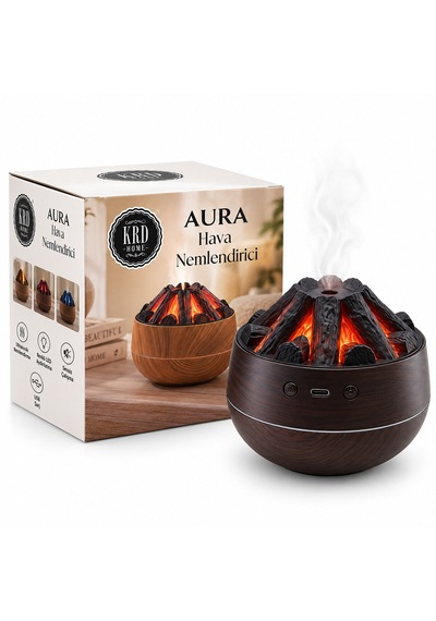 Aura Şömine Hava Nemlendirici Buhar Makine - Koku Giderici 8778 5523