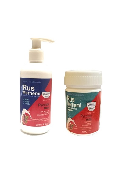 Hintohu Tüy Dökücü Azaltıcı Rus Merhemi 250 Ml 1 Adet + Genital Bölge Merhemi 50 Ml 1 Adet