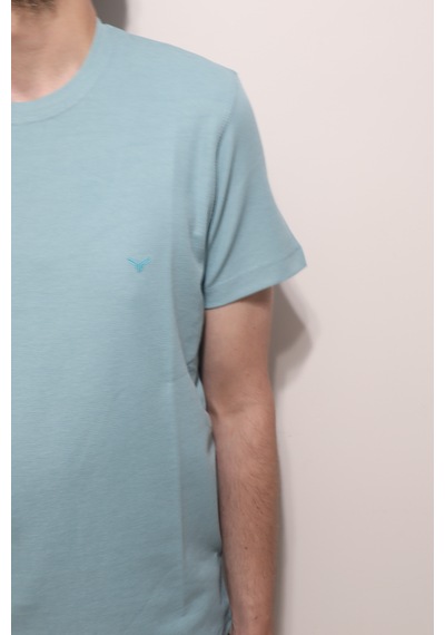 Santa Dmctekstil Erkek Tshirt-1111-1435 Düz Spor Kesim Rahat Kalıp Bisiklet Yaka T-shirt Turkuaz Santa Dmctekstil Erkek Tshirt-1111-1435 Düz Spor Kesim Rahat Kalıp Bisiklet Yaka T-shirt Turkuaz