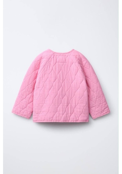 Fleurs Chic Yeni Sezon Fleurs Kids Kapitone Mevsimlik Ceket Pembe