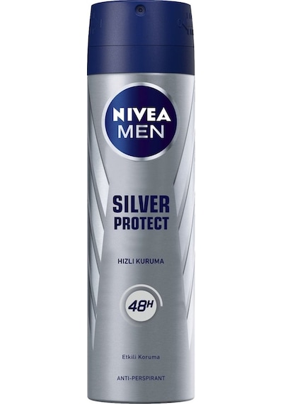 Nivea Men Silver Protect Erkek Sprey Deodorant 150 ML