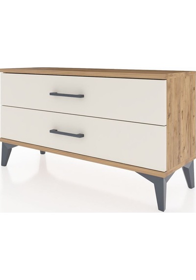 Arges Şifonyer 2 Çekmeceli 88x30x48 Çam-aytaşı Atlas Çam