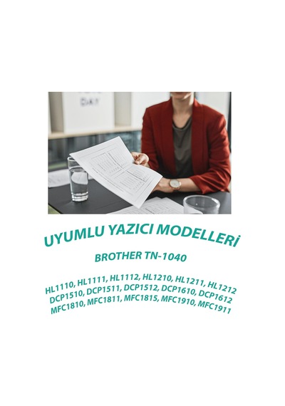 Brother Tn-1040 Uyumlu 2'li Paket Uyumlu Toner - Hl-1111 Hl-1211w Dcp-1511 Dcp-1611w Mfc-1911w 2x 1.500 Sayfa / Özel Kutulu
