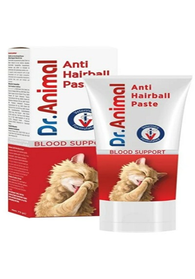 Dr. Animal Anti-hairball Blood Support Kedi Malt Macunu Tüy Yumağı Giderici Ve Kan Değerlerini Destekleyici Vitaminli Pasta