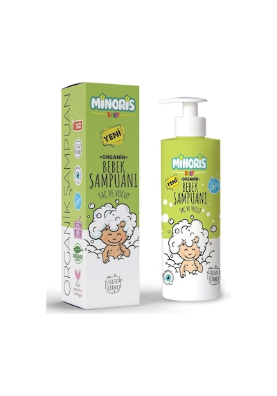 Mey İthalat Baby Organik Bebek Saç Ve Vücut Şampuanı 400 Ml