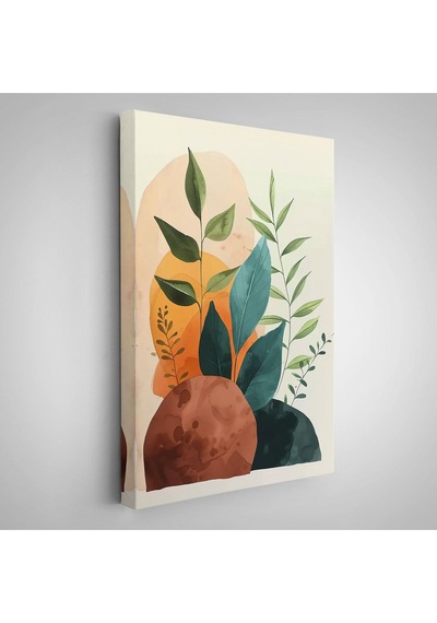 Miyrem^ Canvas Serie İskandinav Tarzı Soft Çiiçekler Tablo-7590