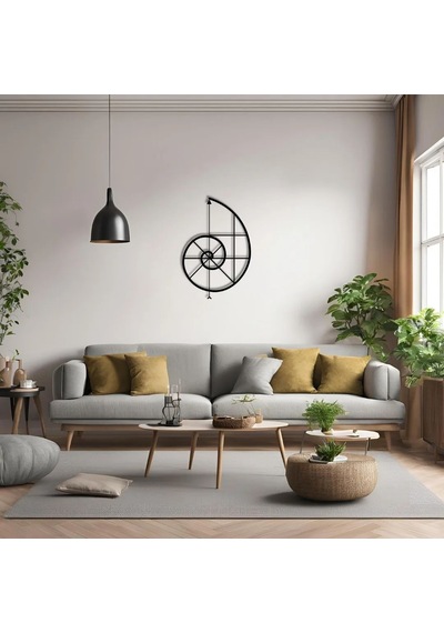 Metal Duvar Dekorasyonu Altın Oran 2 Golden Ratio Metal Duvar Tablosu Sanat
