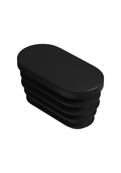 Cateksss 15x30 Mm Elips Kademeli Profil Tapası Siyah - 36 Lı Paket