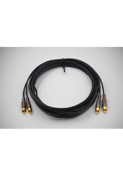 Amfi Rca Kablosu 5 Metre - El Yapımı %100 Bakır Anfi Rca Ses Kablosu - 5 Metre