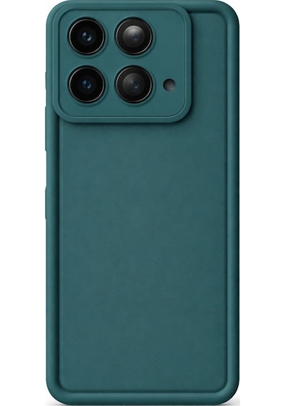 İnfinix Note40-4g Uyumlu Kamera Çıkıntılı Mat Silikon Telefon Kılıfı Yeşil