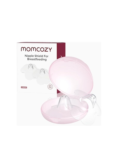 Momcozy Floral Contact Silikon Emzirme Koruyucu 17 Mm Taşıma Kutusu İle Birlikte