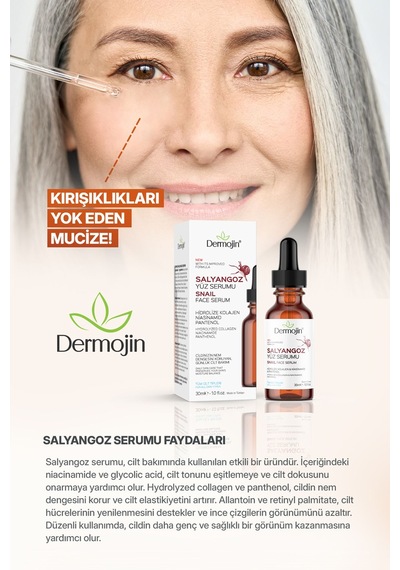 Ve  Salyangoz Serumu 30 Ml Glycolic Acid Ve Hydrolyzed Collagen