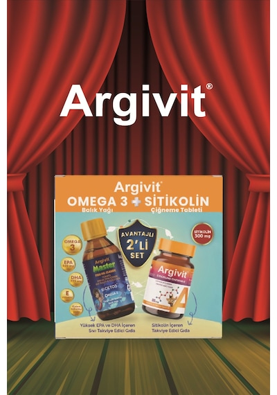 Argivit Master Fish Oil Ve Stikolin Avantajlı 2'li Set