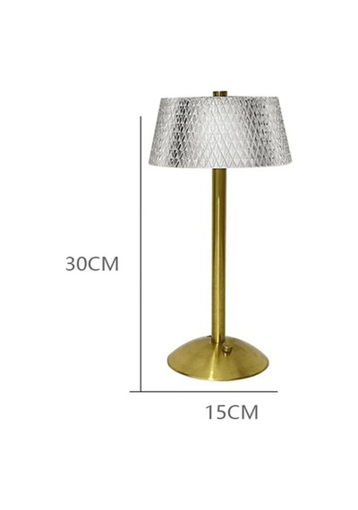 Thentech Baklava Tasarımlı Kablosuz Şarjlı Usb Girişli Gece Okuma Lambası Led Işık Metalik