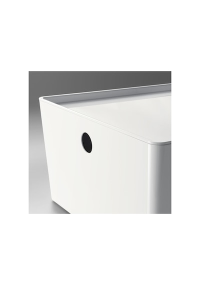 Ikea Kuggıs Büyük Kapaklı Depolama Kutusu 37 X 54 X 21 Cm Beyaz