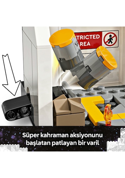 LEGO® Marvel Kaptan Amerika: Kahramanların Savaşı Aksiyon Savaşı 76314 - 8 Minifigür İçeren Yaratıcı Oyuncak Yapım Seti (736 Parça)