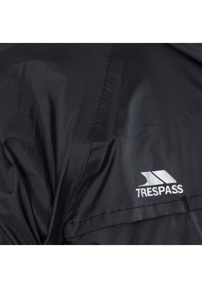 Trespass Trespass Qikpac Jacket - Unisex Packaway Unisex Yeşil Yağmurluk 10003 Siyah