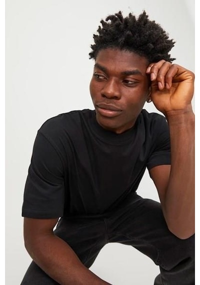 Jack & Jones Jjebradley Tee Ss O-neck Noos Black-black Siyah