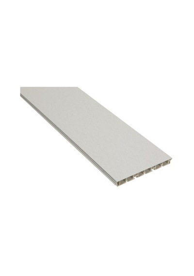 Tesay Pvc Baza Profili 12 Cm Metalik Gri 80 Cm Mutfak Dolabı Süpürgelik Profili