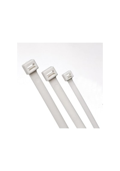 Kablo Bağı Plastik Cırt Kelepçe 3.6 X 150 Mm Beyaz 100 Adet