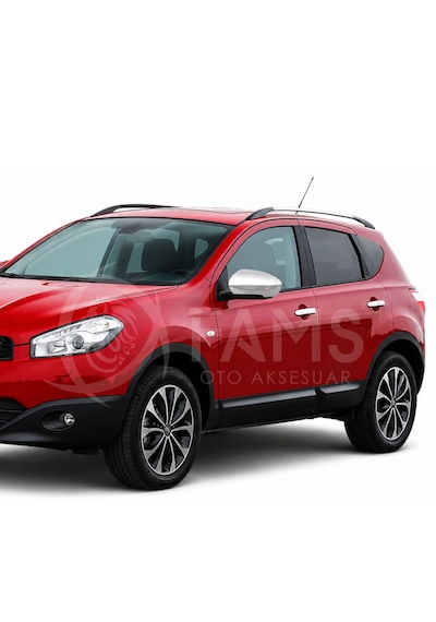 Nissan Qashqai Abs Krom Ayna Kapağı 2 Parça 2007-2014 Paslanmaz Çelik