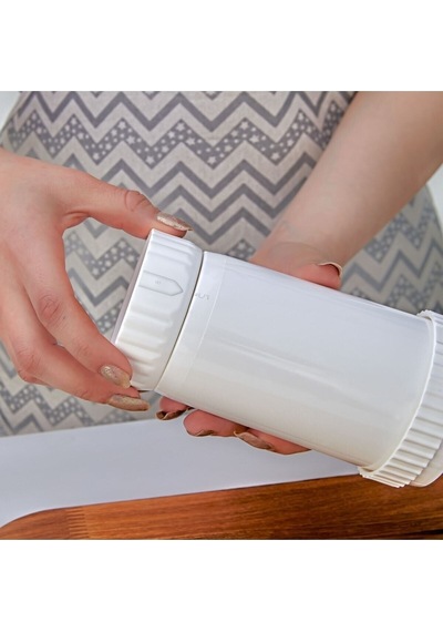 İndecor Houseware Buttercut Tereyağı Saklama, Ölçme, Yayma Ve Kesme Aparatı Beyaz