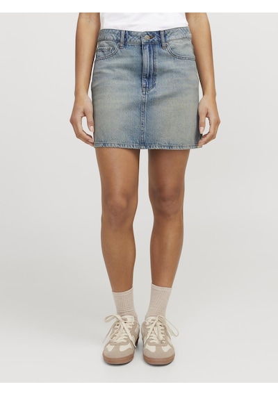 Jack & Jones Kadın Denim Etek - Laura - 12267287 Light Blue Denim