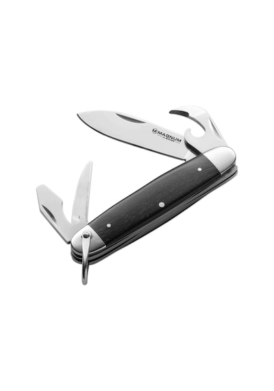 Böker Magnum Classic Pocket Steel Kamp Çakı Gümüş - Siyah
