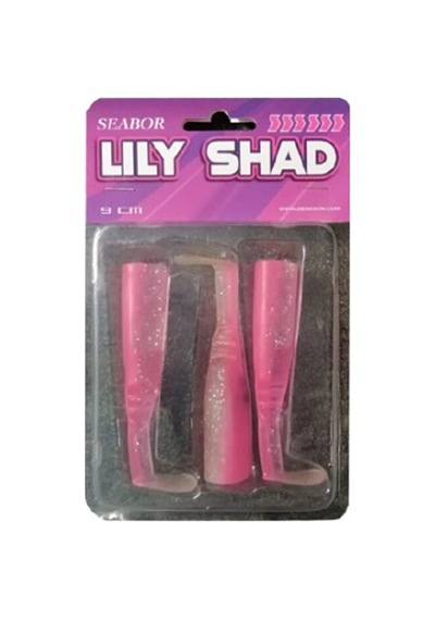 Seabor Lily Shad 9.3cm 3 Ad Yedek Silikon