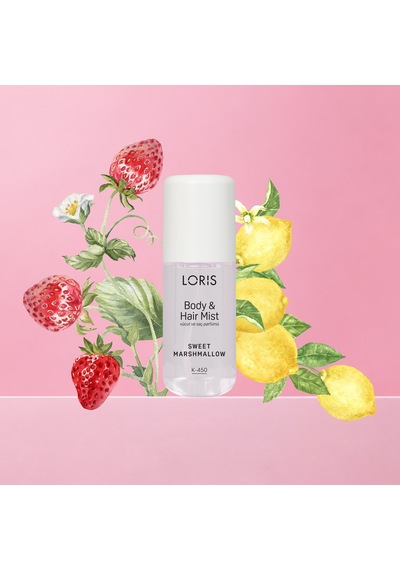 K-450 Sweet Marshmallow Hair & Body Mist Marşmelov, Çilek Ve Hindistan Cevizi Kokulu Saç Ve Vücut Spreyi 95 Ml