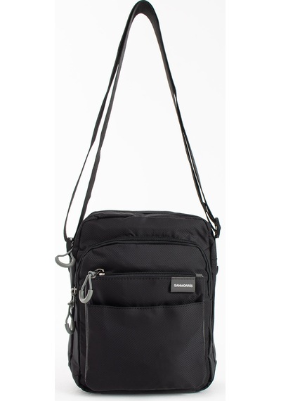 Sanmorris Unisex 5 Bölmeli Suya Dayanıklı Paraşüt Kumaş Organizer Çanta Siyah