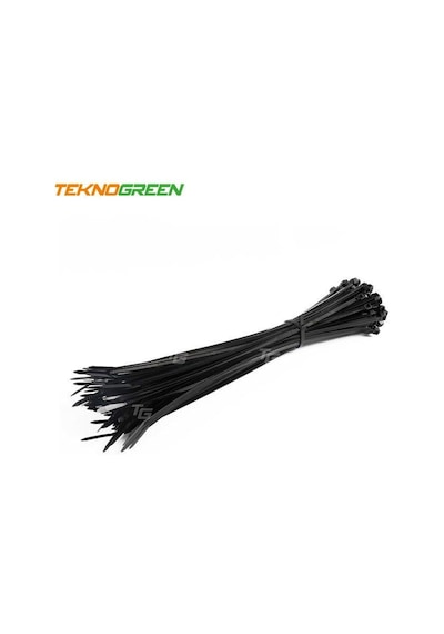 Teknogreen 30Cm Siyah Kablo Bağı 100Adet