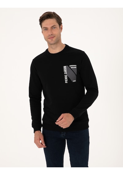 Pierre Cardin Erkek Siyah Sweatshirt 50317750-vr046 Siyah