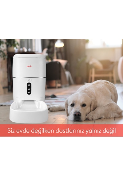 Gaman Umie 6 L Konuşmalı Akıllı Kedi Köpek Besleyici Otomatik Mama Kabı