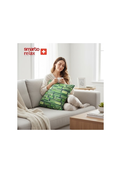 Smarto Relax Içi Dolgulu Kırlent 45x45 Cm Kare Salon & Berjer Kırlenti Çok Renkli