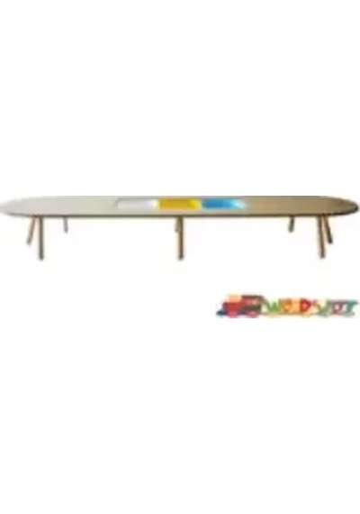 Wood&joy Oval Etinlik Masası 16 Kişilik -240 Cm